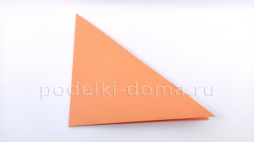 Кленовый лист из бумаги, оригами