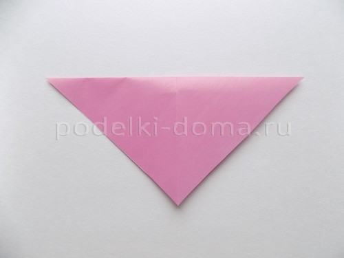 Зайчик из бумаги (оригами)