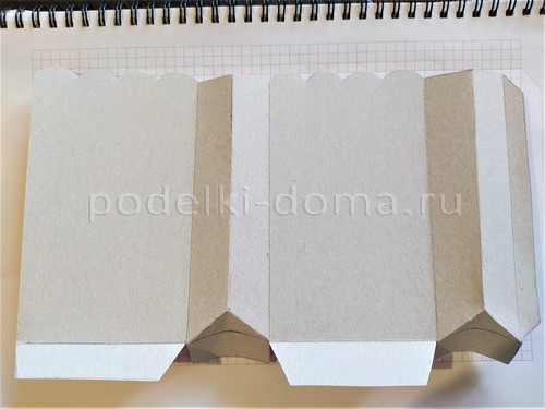 Пасхальный пакетик из картона