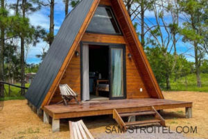 Как я построил уютный A-frame домик своими руками: личный опыт