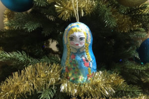 Ёлочная игрушка «Снегурочка» из папье-маше