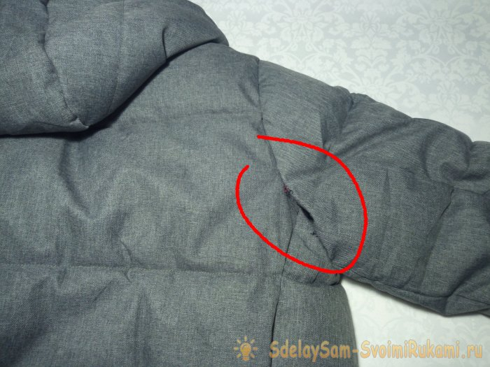Лайфхак: как зашить лопнутый шов на куртке