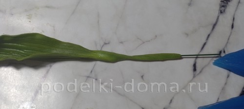 Цветок альстромерия из холодного фарфора