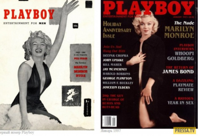 Самые яркие и запомнившиеся обложки журнала  Playboy (62 фото)