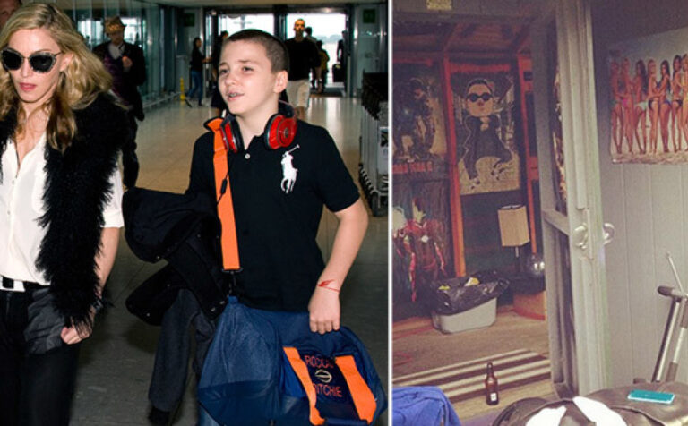 Почему 13-летний сын Мадонны позирует с бутылкой крепкого алкоголя?
