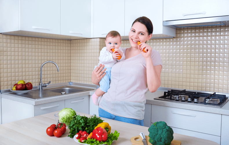 Послеродовая диета для кормящих грудью мам